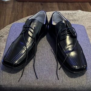 Classic Black Men's Dress Shoes